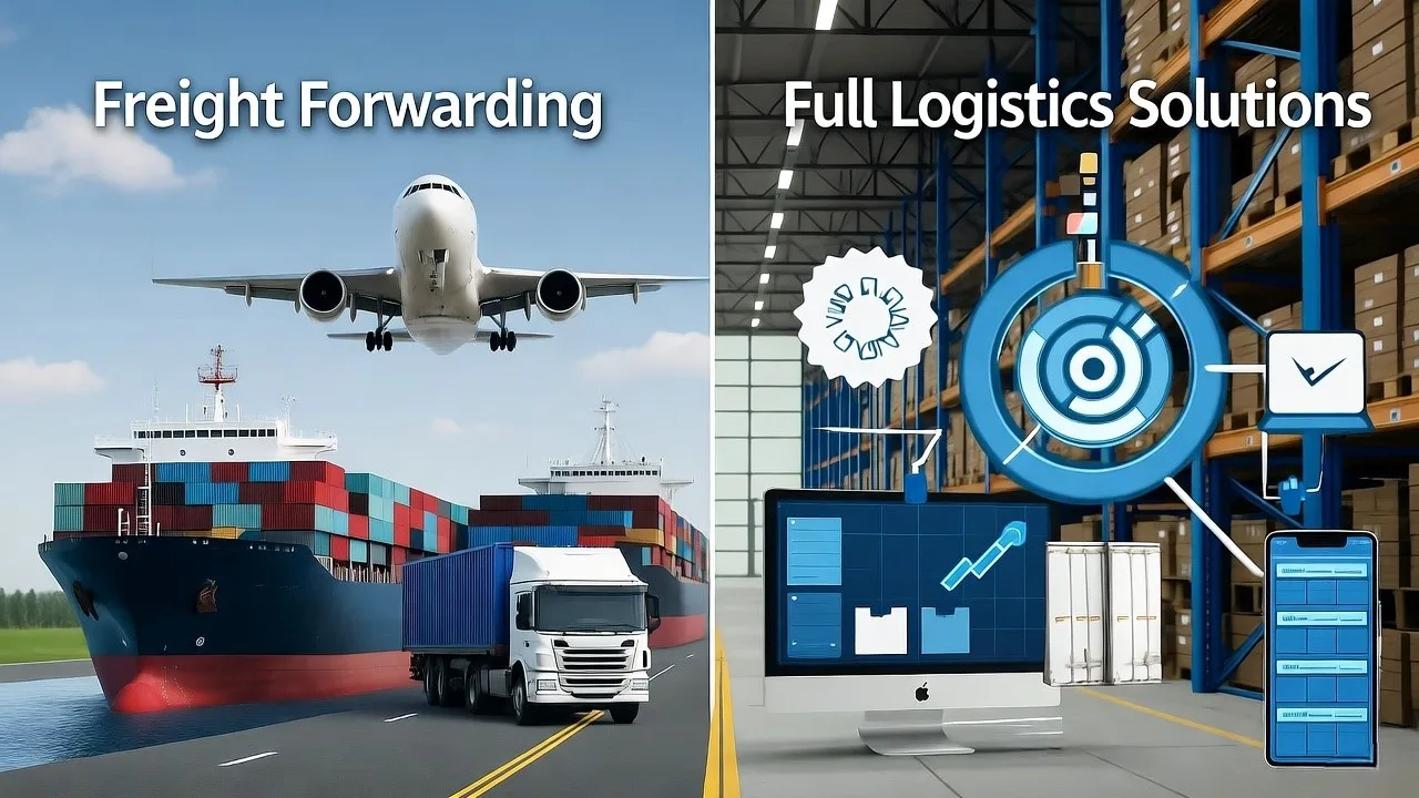 Freight Forwarding vs. Full Logistics Solutions